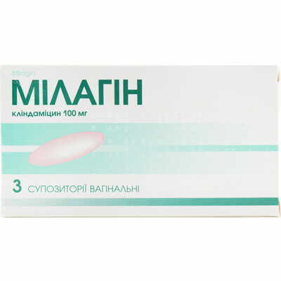 Милагин суппозитории вагинал. по 100 мг №3 (блистер)