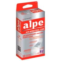 Пластырь бактерицидный Алпе антибактериальный классический с ионами серебра прозрачный 76 мм х 19 мм 10 шт.