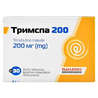 Тримспа таблетки по 200 мг №30 (5 блістерів х 6 таблеток)