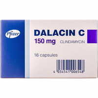 Далацин Ц капсулы по 150 мг №16 (2 блистера х 8 капсул)