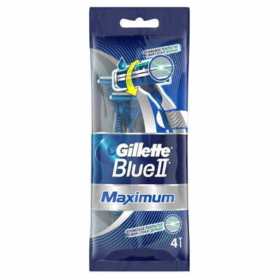 Бритва Gillette Blue 2 Maximum одноразовая 4 шт.