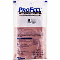 Перчатки хирургические ProFeel DHD Extra Protection с полимерным покрытием латексные стерильные неприпудренные размер 8 пара