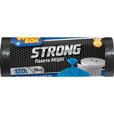 Пакети для сміття Фрекен Бок поліетиленові 70 х 110 см на 120 л 10 шт.