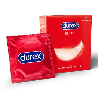 Презервативи Durex Elite 3 шт.