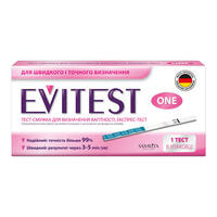 Тест-смужка для визначення вагітності Evitest червоний 1 шт.