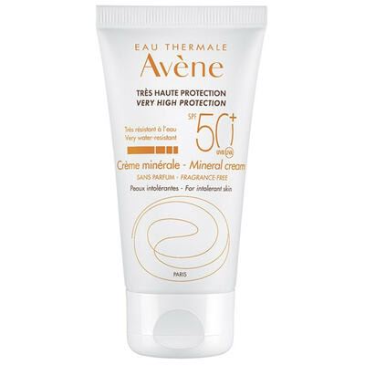 Крем для тела Avene солнцезащитный для сухой чувствительной кожи SPF 50+ 50 мл