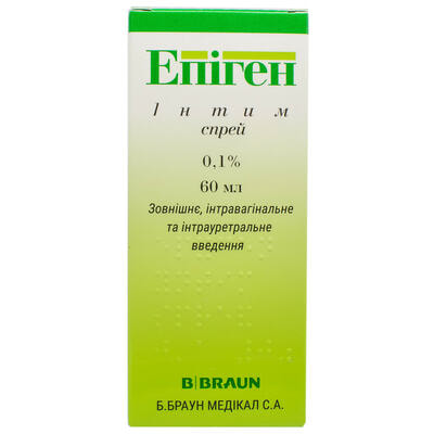 Эпиген Интим спрей 0,1% по 60 мл (флакон)