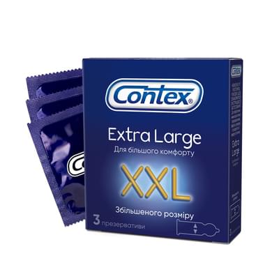 Презервативы Contex Extra large XXL 3 шт.