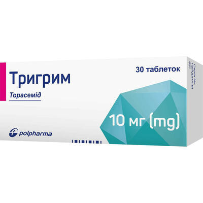 Тригрим таблетки по 10 мг №30 (3 блистера х 10 таблеток)