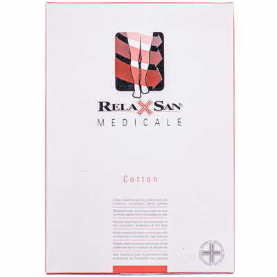 Гольфы Relaxsan Cotton M2050 23-32 мм рт. ст. хлопок с открытым носком размер 2 бежевые