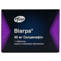 Виагра таблетки по 50 мг №1 (блистер)