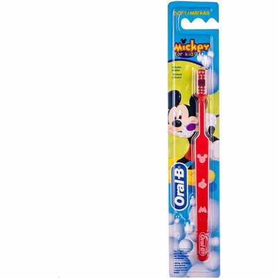 Зубная щетка детская Oral-B Mickey for kids мягкая с 3 лет