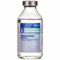 Аминокапроновая кислота Новофарм-Биосинтез раствор д/инф. 5% по 100 мл (бутылка)