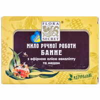 Мило Flora Secret Банне з ефірною олією евкаліпту та медом 75 г