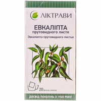 Евкаліпта прутовидного листя Ліктрави по 2,5 г №20 (фільтр-пакети)