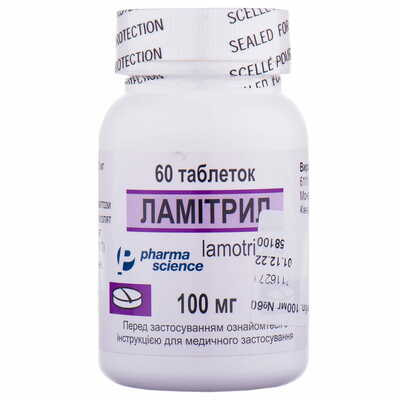 Ламитрил таблетки по 100 мг №60 (флакон)