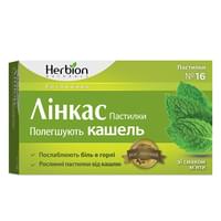 Лінкас пастилки зі смаком м`яти №16 (2 блістери х 8 пастилок)