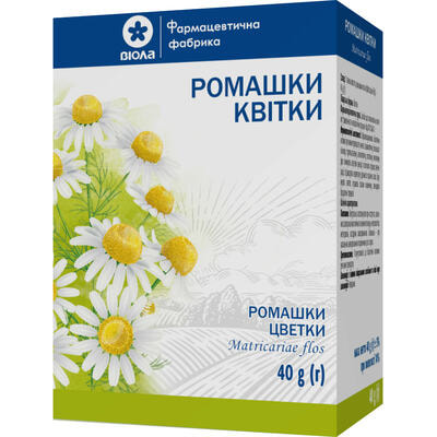 Ромашки квітки Віола по 40 г (коробка з внутр. пакетом)