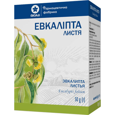 Евкаліпта листя Віола по 50 г (коробка з внутр. пакетом)