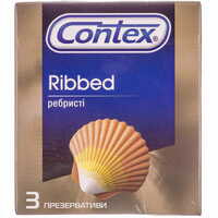 Купить Презервативы Contex Ribbed ребристые 3 шт. Презервативы Contex Ribbed ребристые 3 шт.