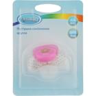 Пустышка силиконовая Lindo 401 круглая с мягкими краями с 6-ти месяцев