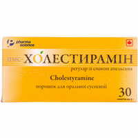 Пмс-холестирамин регулар со вкусом апельсина порошок 4 г / 9 г по 9 г №30 (пакеты)