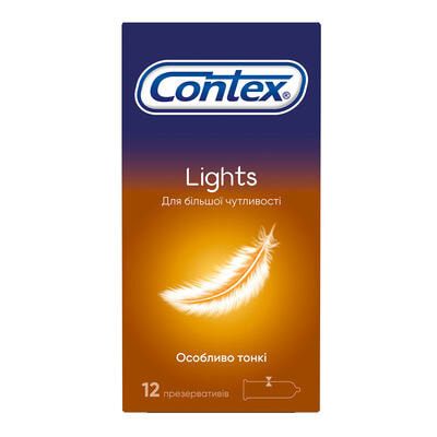Презервативи Contex Lights особливо тонкі 12 шт.