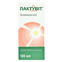 Лактувіт сироп 3,335 г / 5 мл по 100 мл (флакон)