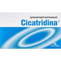 Цикатридина суппозитории вагинал. по 2000 мг №10 (2 блистера х 5 суппозитория)