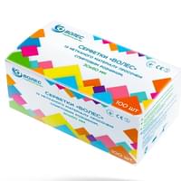 Салфетки спиртовые Волес антисептические 60 мм х 30 мм 100 шт.