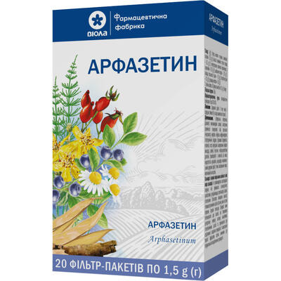 Арфазетин Віола збір по 1,5 г №20 (фільтр-пакети)