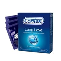 Купить Презервативы Contex Long Love 3 шт. Презервативы Contex Long Love 3 шт.