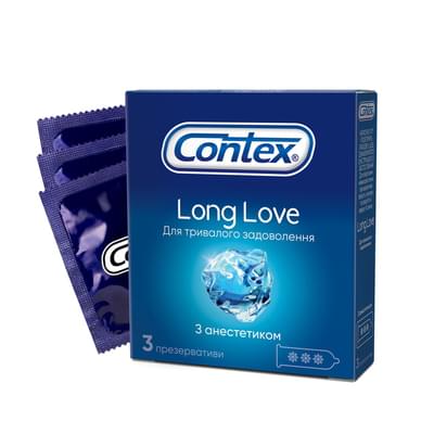 Презервативи Contex Long Love 3 шт.