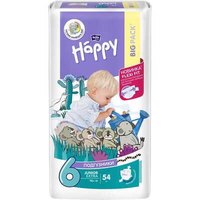 Підгузки Bella Happy Baby Junior Extra розмір 6, 16+ кг, 54 шт.