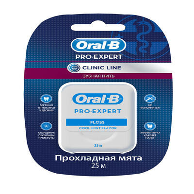 Зубна нитка Oral-B Pro-Expert Clinic Line 25 м