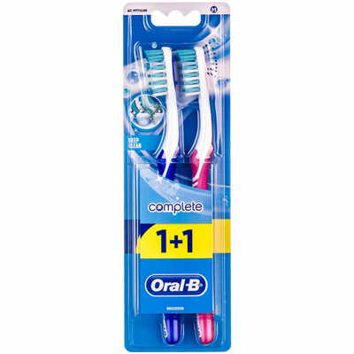 Зубная щетка Oral-B Комплекс Глубокая чистка средней жесткости 2 шт.