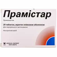 Прамістар таблетки по 600 мг №20 (2 блістери х 10 таблеток)