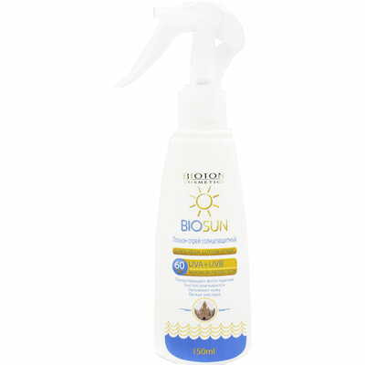 Лосьон-спрей солнцезащитный Bioton Biosun SPF 60 150 мл