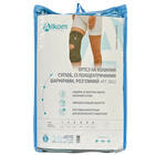 Бандаж на колінний суглоб Алком 3052 роз`ємний чорний розмір 5