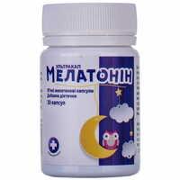 Мелатонін УльтраКап капсули по 3 мг №30 (флакон)