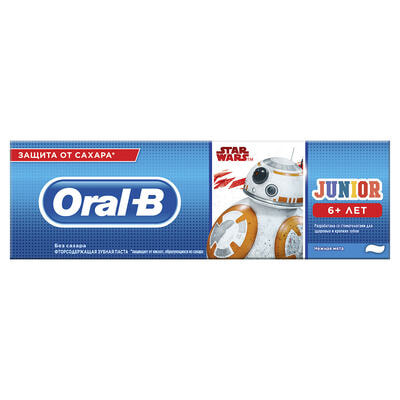 Зубна паста дитяча Oral-B Junior ніжна м`ята з 6 років 75 мл