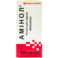 Аминол раствор д/инф. по 400 мл (бутылка)
