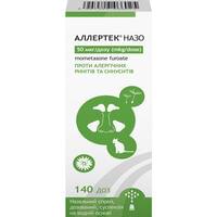 Аллертек Назо спрей назал. 50 мкг/доза по 140 доз (флакон)