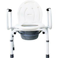 Кресло-туалет Ridni Care KJT729 RD-CARE-T03 регулируемое по высоте с откидным подлокотником