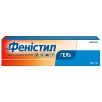 Фенистил гель 0,1% по 30 г (туба)