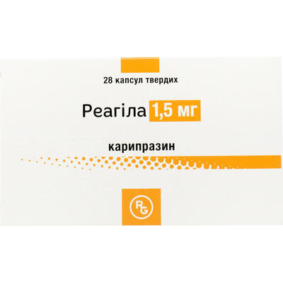 Реагіла капсули по 1,5 мг №28 (4 блістери х 7 капсул)