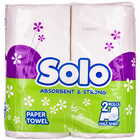 Рушники паперові Solo білі 2 рулони