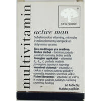 Мультивитамин Актив для мужчин таблетки №60 (флакон)