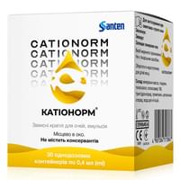 Катіонорм краплі очні по 0,4 мл №30 (тюбик-крап.)