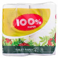 Папір туалетний Ruta 100% Paper Білий 4 шт.